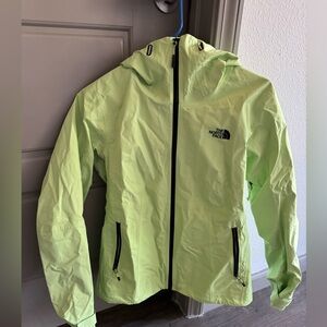 The North Face Lime Green Rain Coat